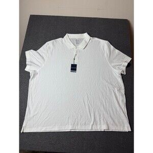 Jos A Bank Polo Shirt 4X Big Pique Cotton Traditional White Stains* watch pictur